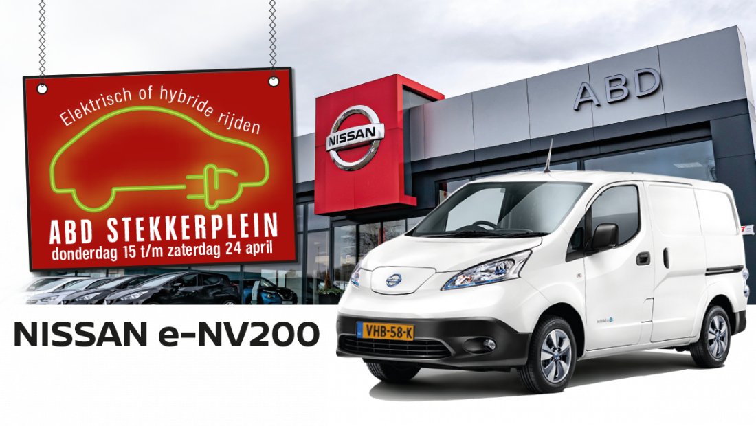 Nissan e-NV200 stekkerplein