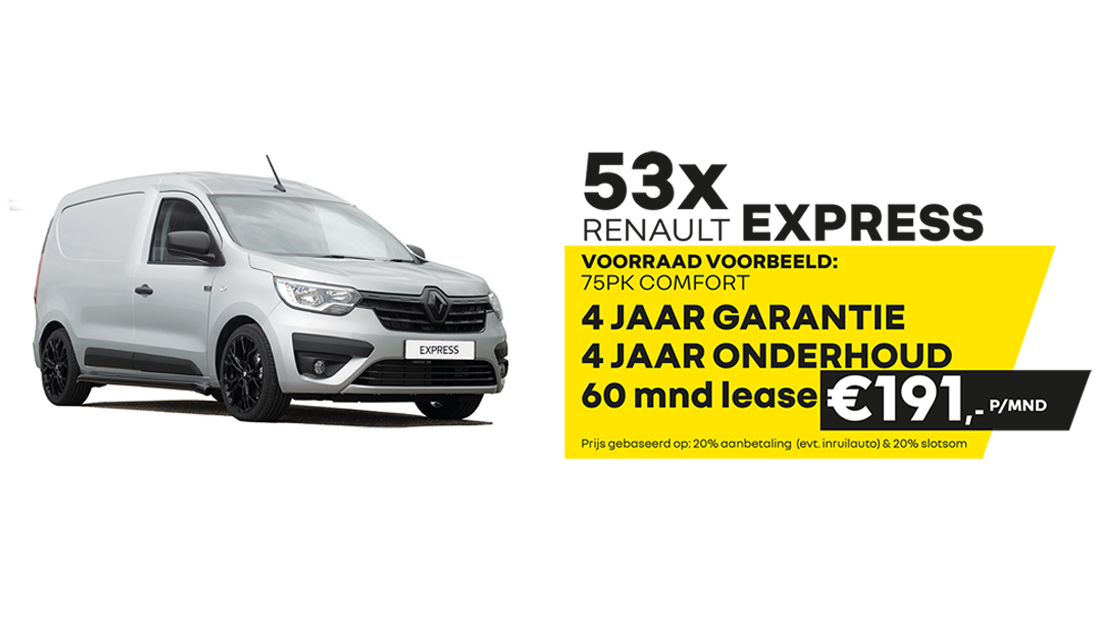 ABD Nissan - Bedrijfswagenactie - Express