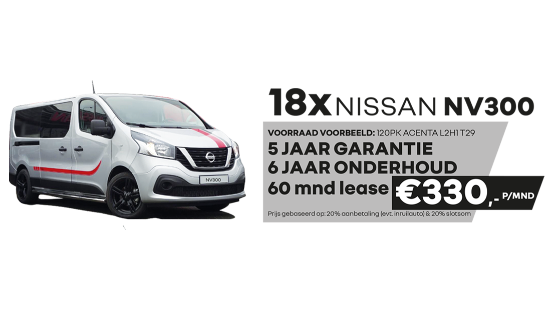 ABD Nissan - Bedrijfswagenactie - NV300