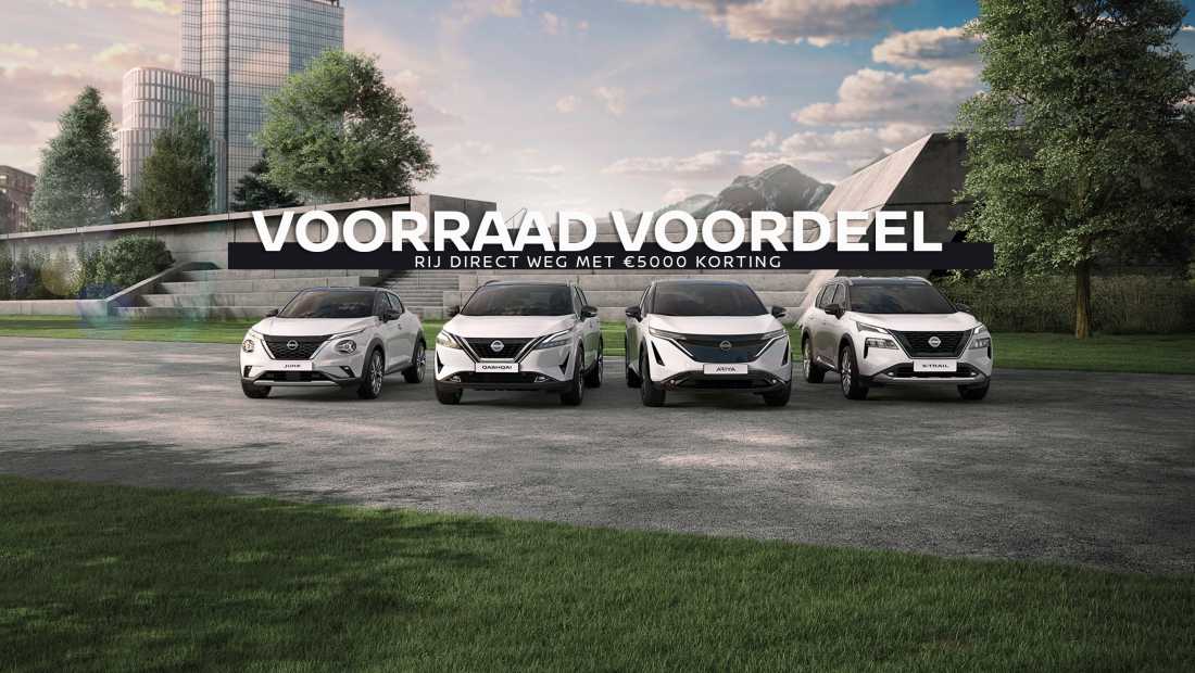 Nissan voorraadactie bij ABD